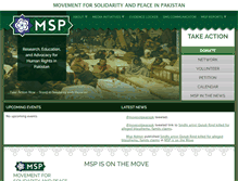 Tablet Screenshot of msp-pk.org
